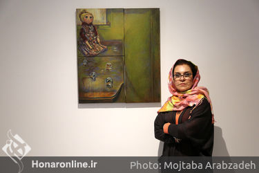 افتتاحیه نمایشگاه نقاشی‌های سوسن اتحاد در گالری هپتا