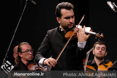 کنسرت ویلن امین غفاری به همراهی ارکستر فیلارمونیک باکو -