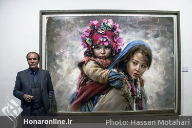 نمایشگاه نقاشی رحیم نوه سی در گالری فرهنگسرای نیاوران