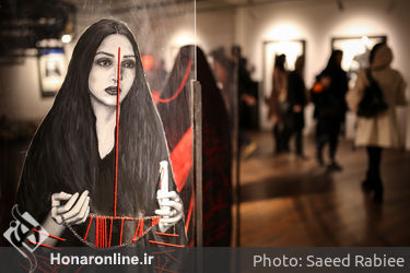 افتتاحیه نمایشگاه نقاشی‌های مارال اصفهانی در گالری آریانا