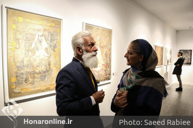 نمایشگاه نقاشی ناصر پلنگی و لباس بهنود جواهرپور در گالری آریانا 