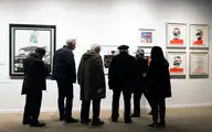 بازدید هنرمندان از نمایشگاه مهدی سحابی در موزه هنرهای معاصر