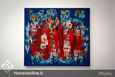 افتتاحیه نمایشگاه نقاشی‌های آنه محمد تاتاری در گالری اعتماد