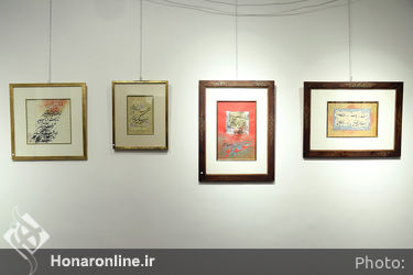 افتتاحیه نمایشگاه خوشنویسی و عکاسی اسرافیل شیرچی و بابک برزویه در گالری گویا