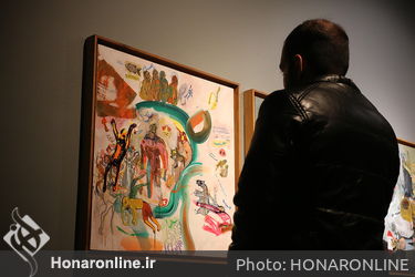نمایشگاه نقاشی سید محمد مساوات در گالری محسن