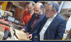 بازدید رئیس سازمان اسناد و کتابخانه ملی ایران از مجموعه نفیس نسخ خطی در تاشکند