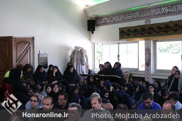 سومین روز از مراسم عزاداری اباعبدالله الحسین (ع) در معاونت هنری وزارت ارشاد