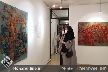 نمایشگاه آثار رابعه نیوشا در گالری هفت‌ثمر