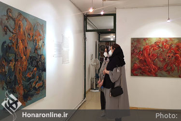 نمایشگاه آثار رابعه نیوشا در گالری هفت‌ثمر