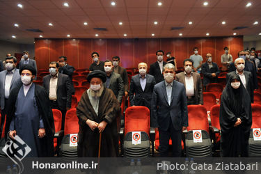 مراسم رونمایی از سردیس شهید حاج قاسم سلیمانی در تالار رودکی