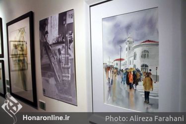 نمایشگاه آثار آبرنگ در گالری خیال موسسه صبا