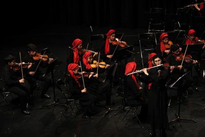 سازهای ارکستر نوجوانان پایتخت در تالار رودکی کوک می‌شود