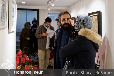 نمایشگاه خط مینا امانی در گالری بهارک