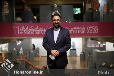 افتتاحیه یازدهمین دوسالانه ملی سرامیک ایران در فرهنگسرای نیاوران