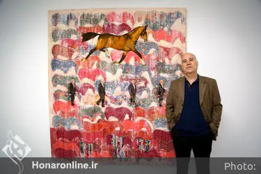 افتتاحیه نمایشگاه نقاشی‌های آنه محمد تاتاری در گالری اعتماد