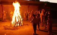 گِل‌مالی آیین کهن عزاداری عاشورا در لرستان‎
