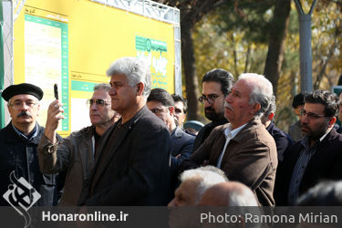 تشییع پیکر احمدرضا دالوند در خانه هنرمندان