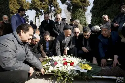 تشییع پیکر عبدالکریم مهرافشان آهنگساز پیشکسوت از تالار وحدت