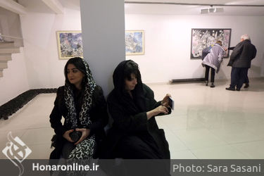 افتتاحیه نمایشگاه آثار شیرین ملت گهر در گالری آران