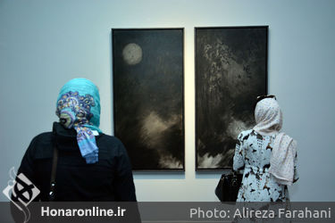 نمایشگاه نقاشی‌های آب‌مرکب پری‌یوش گنجی در گالری ایرانشهر