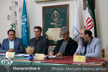 نشست خبری دومین جشنواره موسیقی "امیر جاهد" در خانه موسیقی معین و امیر جاهد