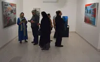 نمایشگاه نقاشی-چیدمان‌های سحر سیدنژاد در گالری دید 