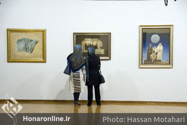 نمایشگاه نقاشی حجت شکیبا در فرهنگسرای نیاوران