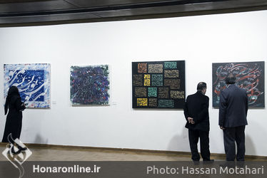 نمایشگاه آثار امید ربانی در گالری فرهنگسرای نیاوران