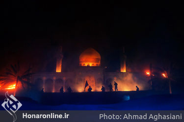 نمایش محیطی " تنها تر از مسیح " در بوستان ولایت