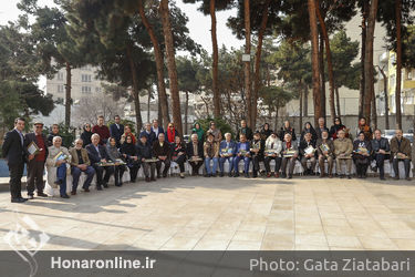 جشن تولد هنرمندان پیشکسوت متولد بهمن ماه در باغ زیبا