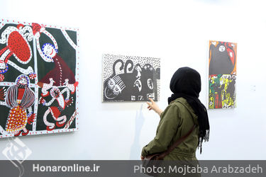  نمایشگاه نقاشی با عنوان "حوض نقاشی" اکرم سرتختی در گالری ثالث