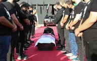 مراسم بدرقه زنده یاد ارشا اقدسی بدلکار معروف سینما