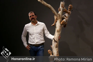 نمایشگاه مجسمه‌های ابوذر ونکی در گالری شیرین
