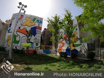 اجرای دیوارنگاری و ساماندهی بصری شهر تهران در رویداد بهارستان تهران 1400