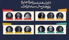 معرفی داوران جایزه پژوهش سینمایی سال سینمای ایران