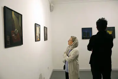 افتتاحیه‌ی نمایشگاه نقاشی‌های ثمیلا امیرابراهیمی در گالری هور