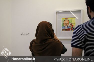 نمایشگاه کاریکاتور بازی تاش و خط در گالری راه ابریشم