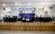 مراسم امضای تفاهم نامه همکاری بین وزارت راه وشهر سازی و وزارت فرهنگ وارشاد اسلامی برای تامین مسکن هنرمندان وخبرنگاران