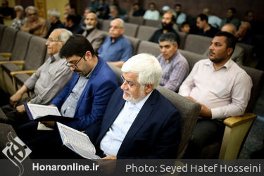 مراسم یادبود "عزت الله انتظامی" در مسجد جامع شهرک غرب