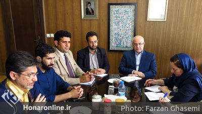 جلسه هیات الجزایری با معاونت هنری وزارت ارشاد