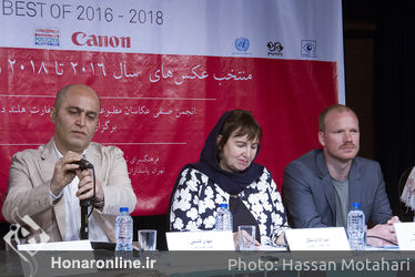 کنفرانس مطبوعاتی نمایشگاه عکسهای خبری جهان در فرهنگسرای نیاوران 