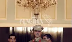 تصویری پربازدید از مرحوم سعید راد در حال ایفای نقش رضا شاه