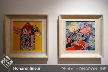 نمایشگاه نقاشی های می سم نژاد رسولی و رونمایی از کتاب منظومه آرش کمانگیر  در گالری ویستا پلاس