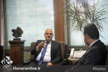 دیدار نماینده وزارت فرهنگ و رهبر ارکستر لبنان با سیدمحمدمجتبی حسینی