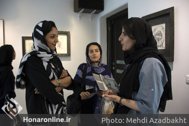 نمایشگاه آثار مرجان قربانی در  گالری هم‌رس