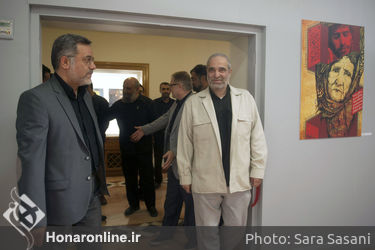 افتتاحیه نمایشگاه دفاع مقدس در خانه هنرمندان