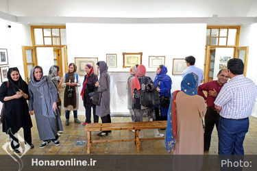 نمایشگاه آثار خسرو سینایی در باغ موزه هنر ایرانی