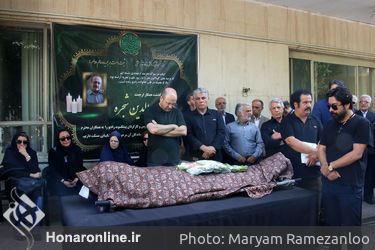 مراسم تشییع پیکر صدرالدین شجره در رادیو ارگ