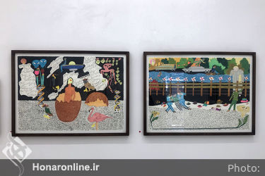 نمایشگاه آثار هایده ایازی در گالری دلگشا