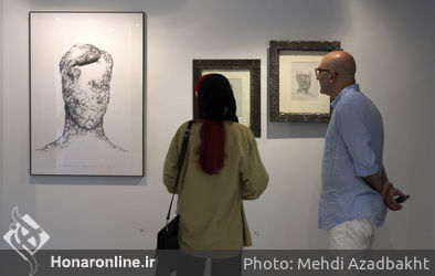 نمایشگاه آثار مرجان قربانی در  گالری هم‌رس